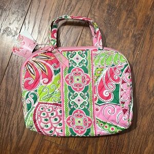 New Vera Bradley Retired Pinwheel Pink Cosmetic